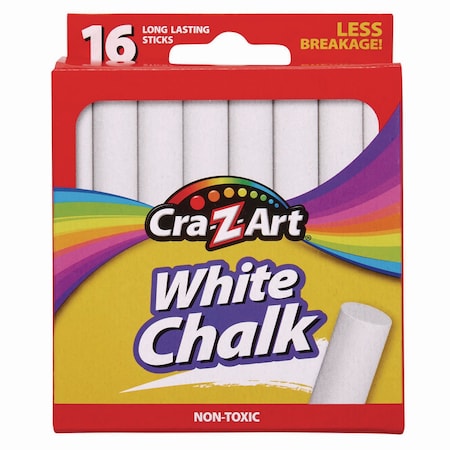 Cra-Z-Art White Chalk, PK16 1080048
